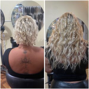 120 mechas + instalación color rubio, visado o color fantasía - Peluquería Blue